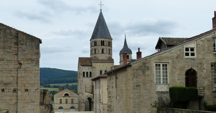 Vue sur l'abbaye